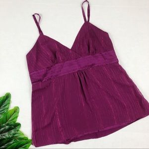 Maxime Silk Lined Purple Blouse